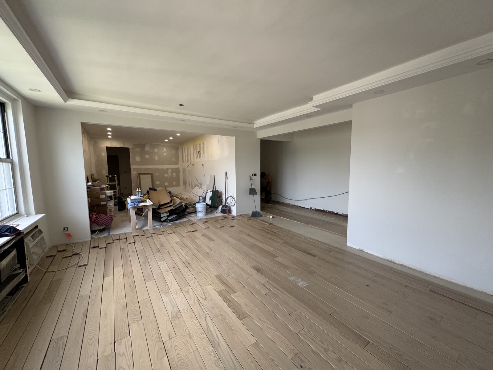 Full kitchen remodel with new hardwood flooring